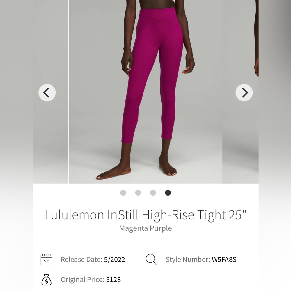 Lululemon instill hr tight 25”